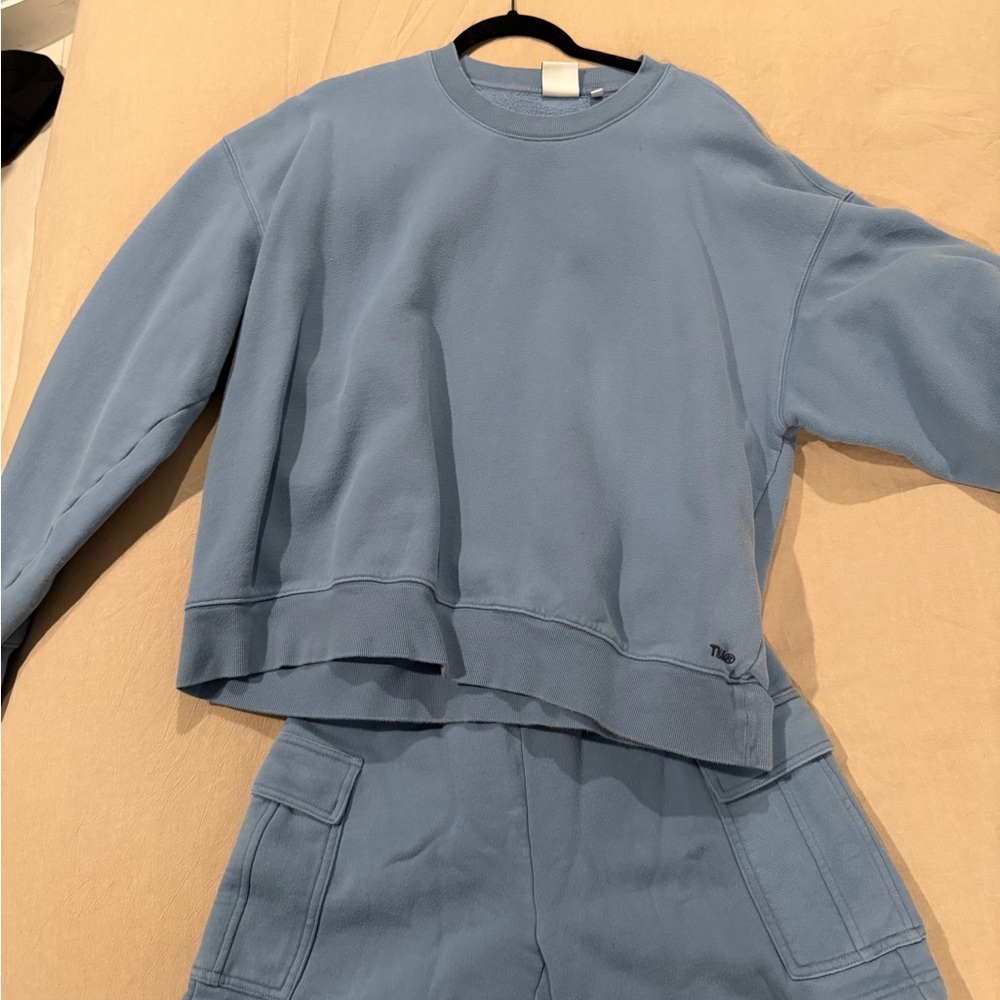 TNA Sky Blue Sweatfleece Set